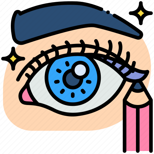 Eyeliner, cosmetic, eye, lens, pencil icon - Download on Iconfinder