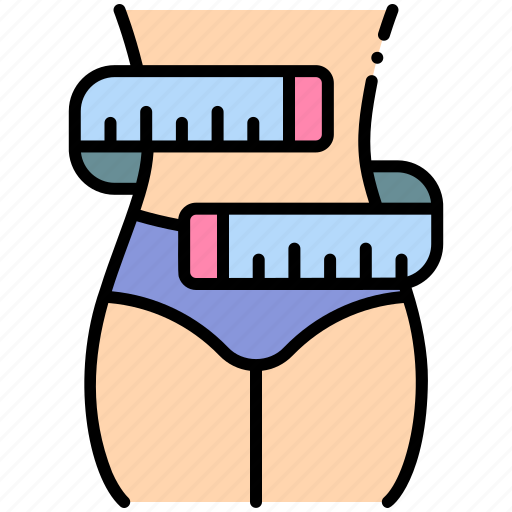 Weight, loss, measuring, tape, body, slim, diet icon - Download on Iconfinder