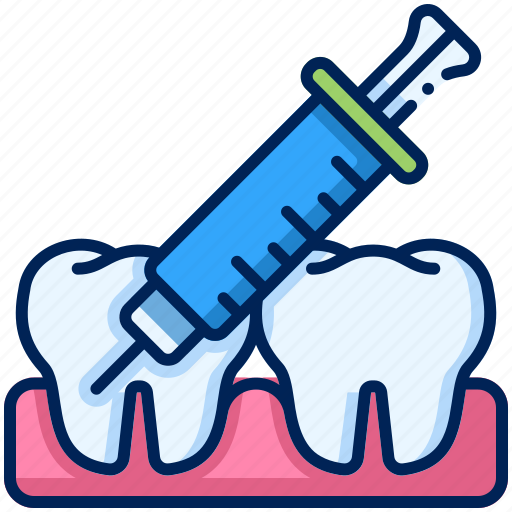 Anesthesia, dentist, inject, tooth, syringe icon - Download on Iconfinder