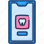 phone, molar, dentist, apps, online consultation 