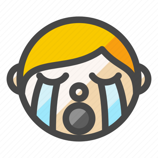 Boy, cry, crying, tears, tear, sorrow icon - Download on Iconfinder
