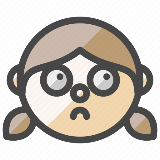 Girl, face, eye roll, disbelief, annoyance, impatience icon - Download on Iconfinder