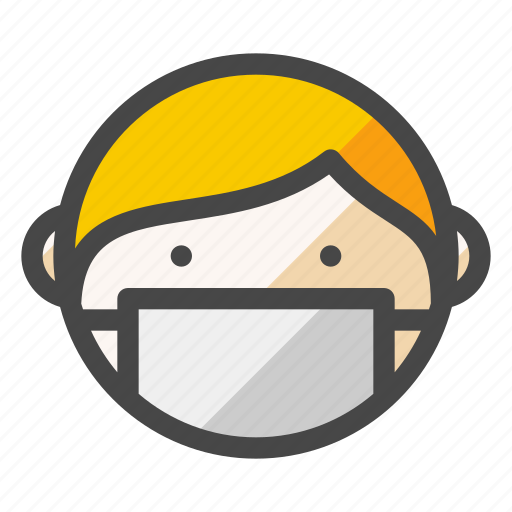 Boy, mask, sick, ill, diseased, unwell icon - Download on Iconfinder