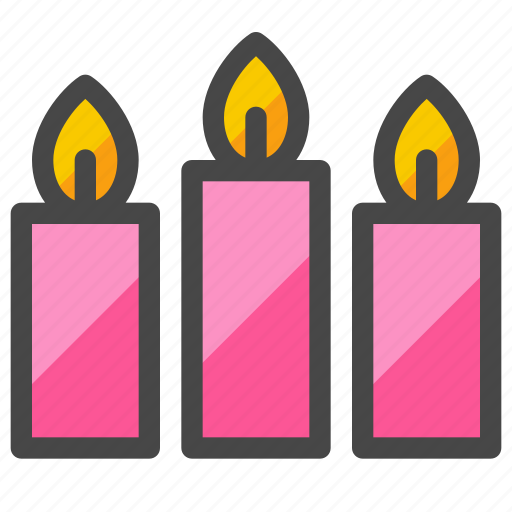 Candles, fire, torch, light, decoration, christmas icon - Download on Iconfinder