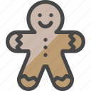 cookie, gingerbread, food, party, christmas, celebration