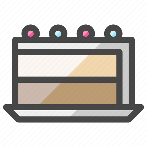 Cake slice, piece of cake, food, culinary, cuisine icon - Download on Iconfinder