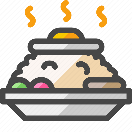 Fried rice, carbohydrate, food, culinary, menu icon - Download on Iconfinder
