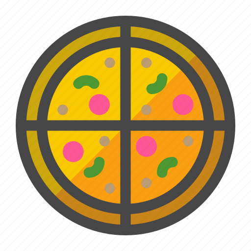 Pizza, food, culinary, menu, cuisine icon - Download on Iconfinder