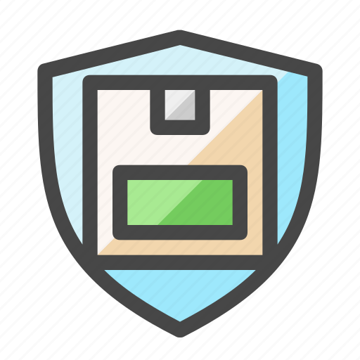 Box, shield, shopping, protection, safety icon - Download on Iconfinder