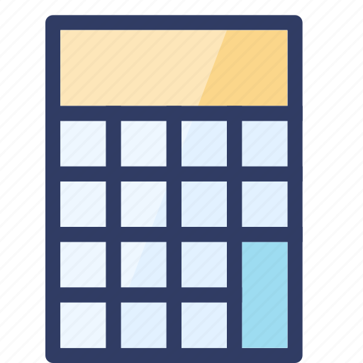 Calc, calculator, math, school icon - Download on Iconfinder