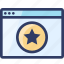 browser, optimization, seo, star, website 