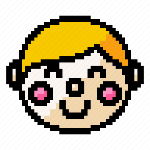 Boy, face, blush, smile, happy, pleased icon - Download on Iconfinder