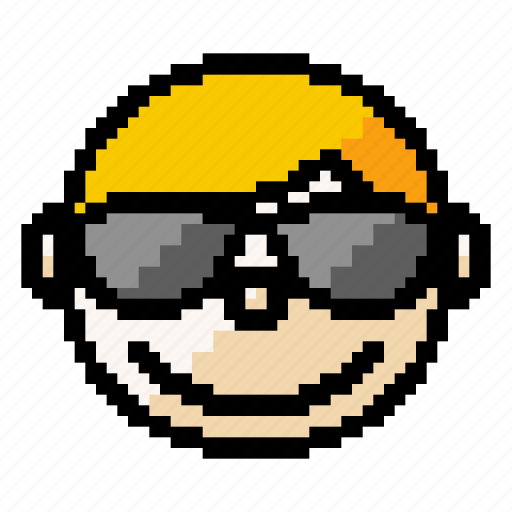 Boy, sunglasses, glasses, cool, emoji, emoticon icon - Download on Iconfinder