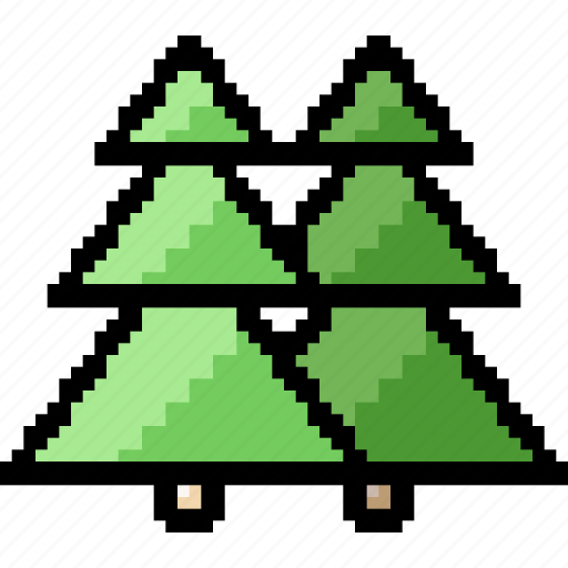 Trees, fir, spruce, pine, forest, winter icon - Download on Iconfinder