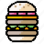double cheese burger, fast food, junk food, culinary, menu 