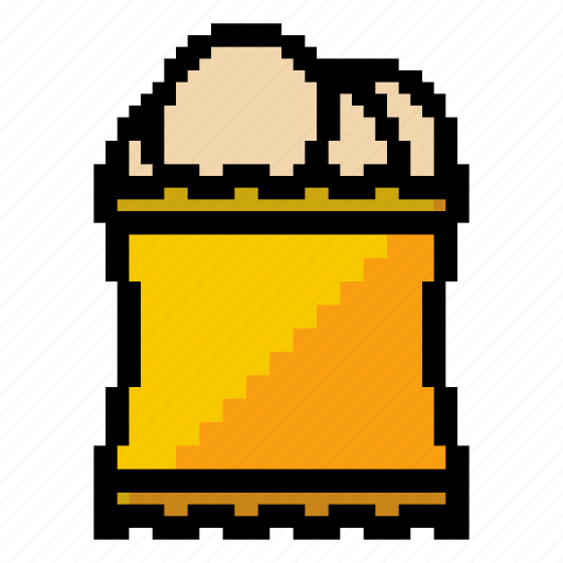 Potato chips, snack, carbohydrate, food and beverage, culinary icon - Download on Iconfinder