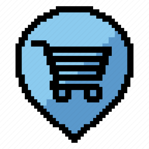 Map, shopping, location, pin, address icon - Download on Iconfinder