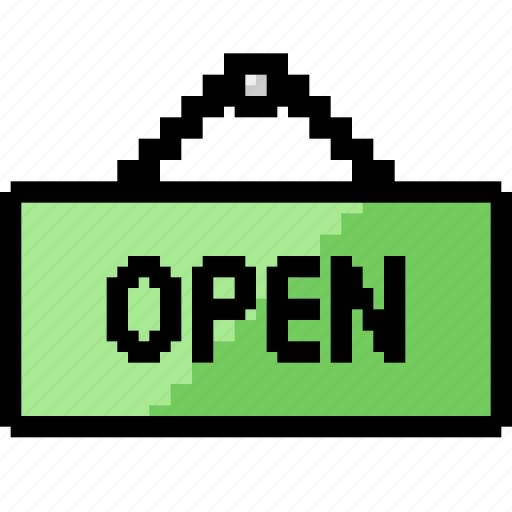 Trading, shopping, open board, open, open sign icon - Download on Iconfinder