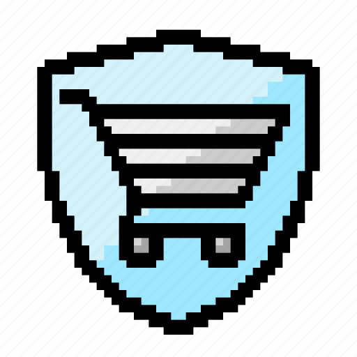 Shopping cart, security, protection, safety, shield icon - Download on Iconfinder