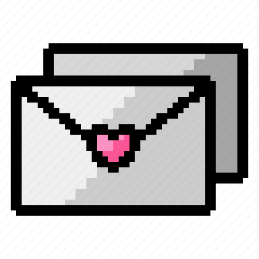 Letters, mail, envelopes, heart, love, romance, romantic icon - Download on Iconfinder