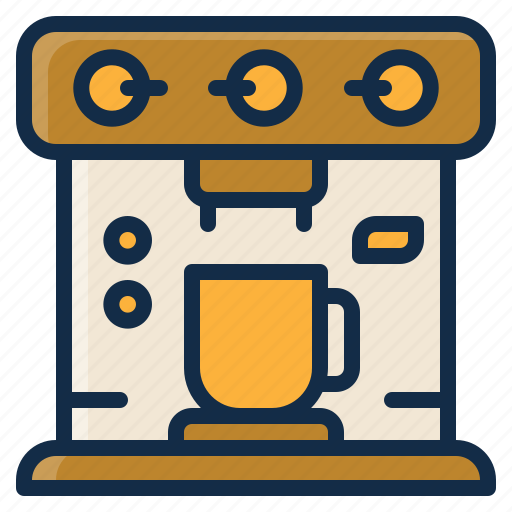 Coffee, element, kitchen, machine, restaurant icon - Download on Iconfinder