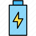 indicator, full, charging, battery