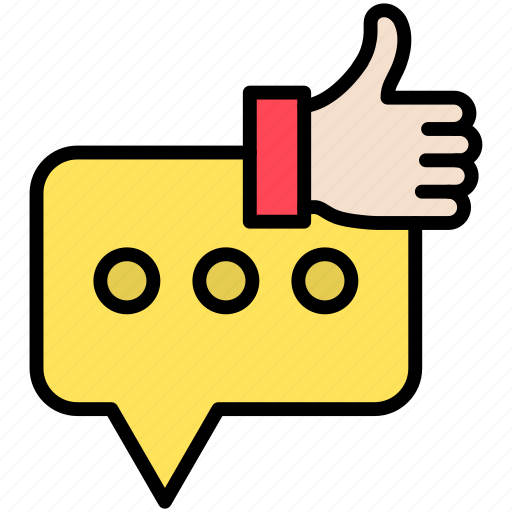 Comment, feedback, thumbs, up icon - Download on Iconfinder