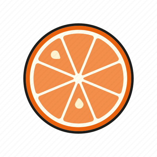 Food, fresh, fruit, orange, slice icon - Download on Iconfinder