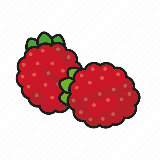 Food, fresh, fruit, raspberries, raspberry icon - Download on Iconfinder
