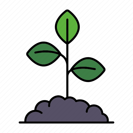 Flower bed, gardening, plant, soil, sprout icon - Download on Iconfinder