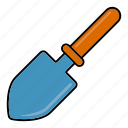 equipment, gardening, shovel, tools