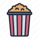popcorn, food, snack, fast, film, cinema, movie, theatre
