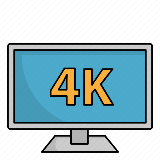 4k film, cinema, film, industry, movie icon - Download on Iconfinder