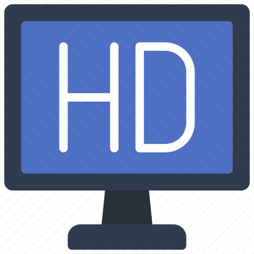 Hd, tv, movies, television, high, definition icon - Download on Iconfinder