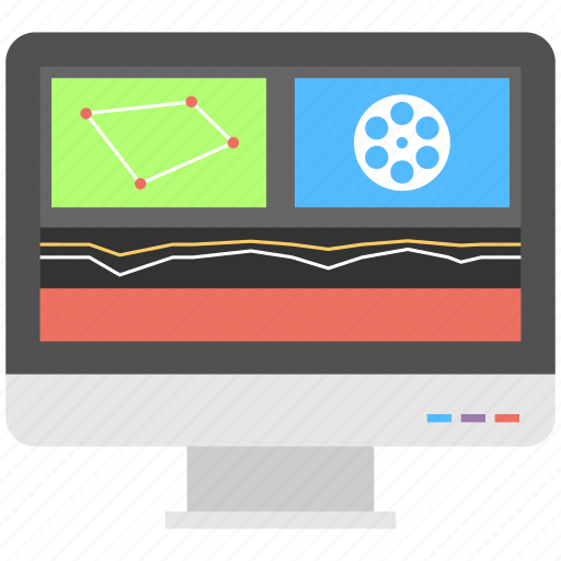 Film editing, film production, graphic settings, movie edition, video editing icon - Download on Iconfinder