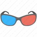 cinema glasses, goggles, movie glasses, visual effects