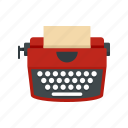 business, hand, pattern, red, retro, typewriter, vintage