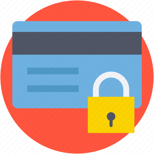 Atm card security, card locked, card protected, lock, password protected icon - Download on Iconfinder