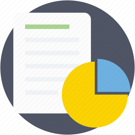 Business report, graph report, pie chart, pie graph, statistics icon - Download on Iconfinder