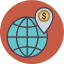 business, dollar, earth, finance, globe, location, map, money, office, transaction, world 