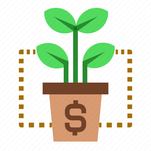 Business, dollar, finance, grow, interest, invest, plant icon - Download on Iconfinder