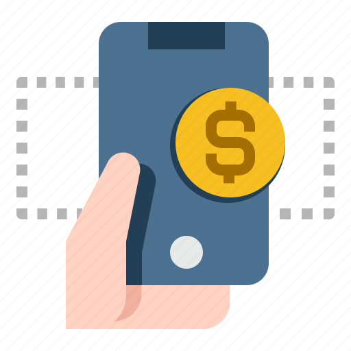 Digital, finance, hand, mobile, money, phone, wallet icon - Download on Iconfinder