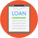 banking, loan, loan agreement, loan application, loan paper