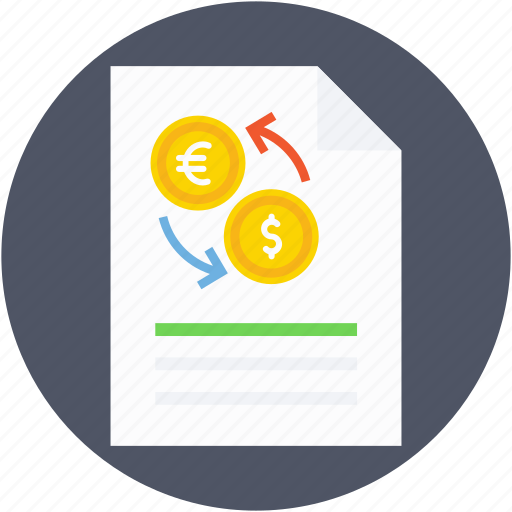 Currency exchange, dollar, exchange report, money exchange, pound icon - Download on Iconfinder
