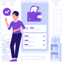 ewallet, wallet, digital, money, finance