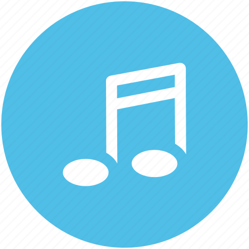 Audio, music note, note, quavers, songs icon - Download on Iconfinder