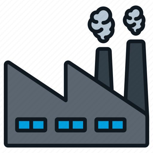 Building, energy, factory, industry, smoke icon - Download on Iconfinder