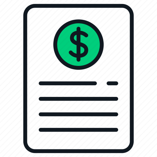 Bill, contract, document, invoice, payment, statement icon - Download on Iconfinder