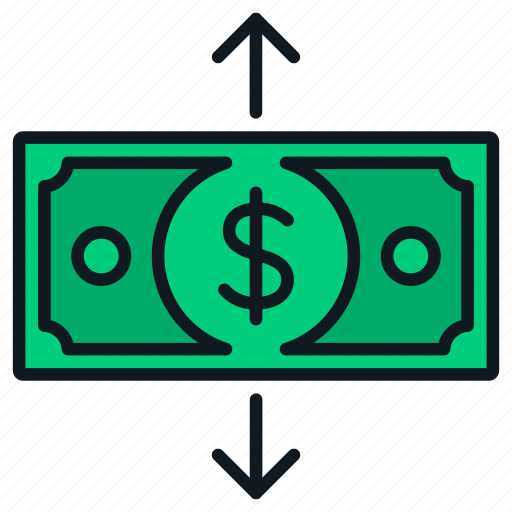 Bill, dollar, money, range, salary icon - Download on Iconfinder