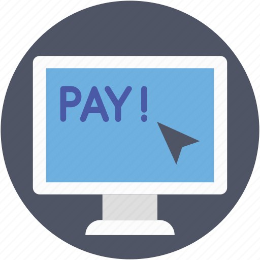 Dollar, monitor, online money, online work, pay online icon - Download on Iconfinder